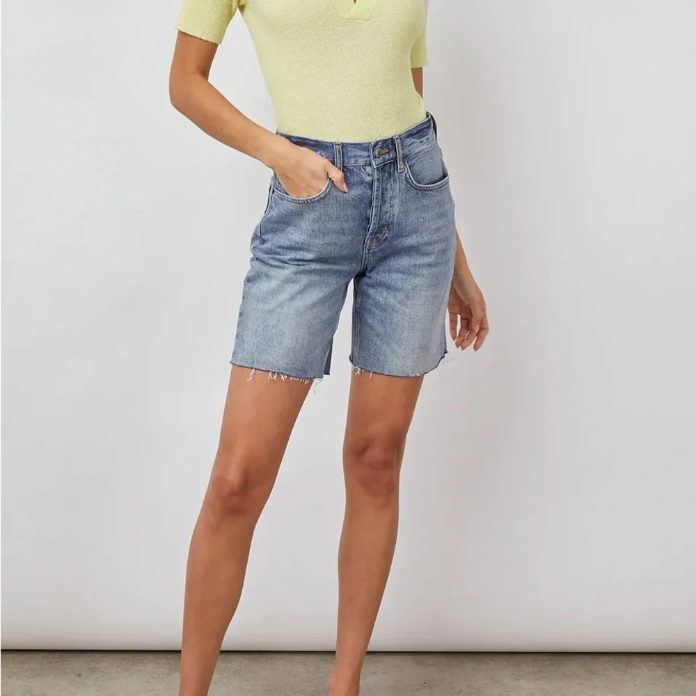 Rails Beachwood High‎ Rise Bermuda Shorts in Lake